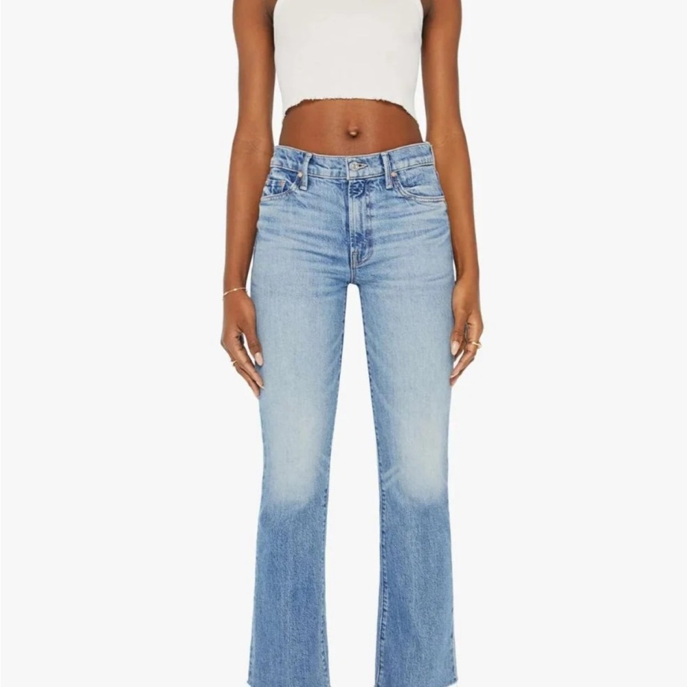 MOTHER Light Blue Straight Leg Jeans